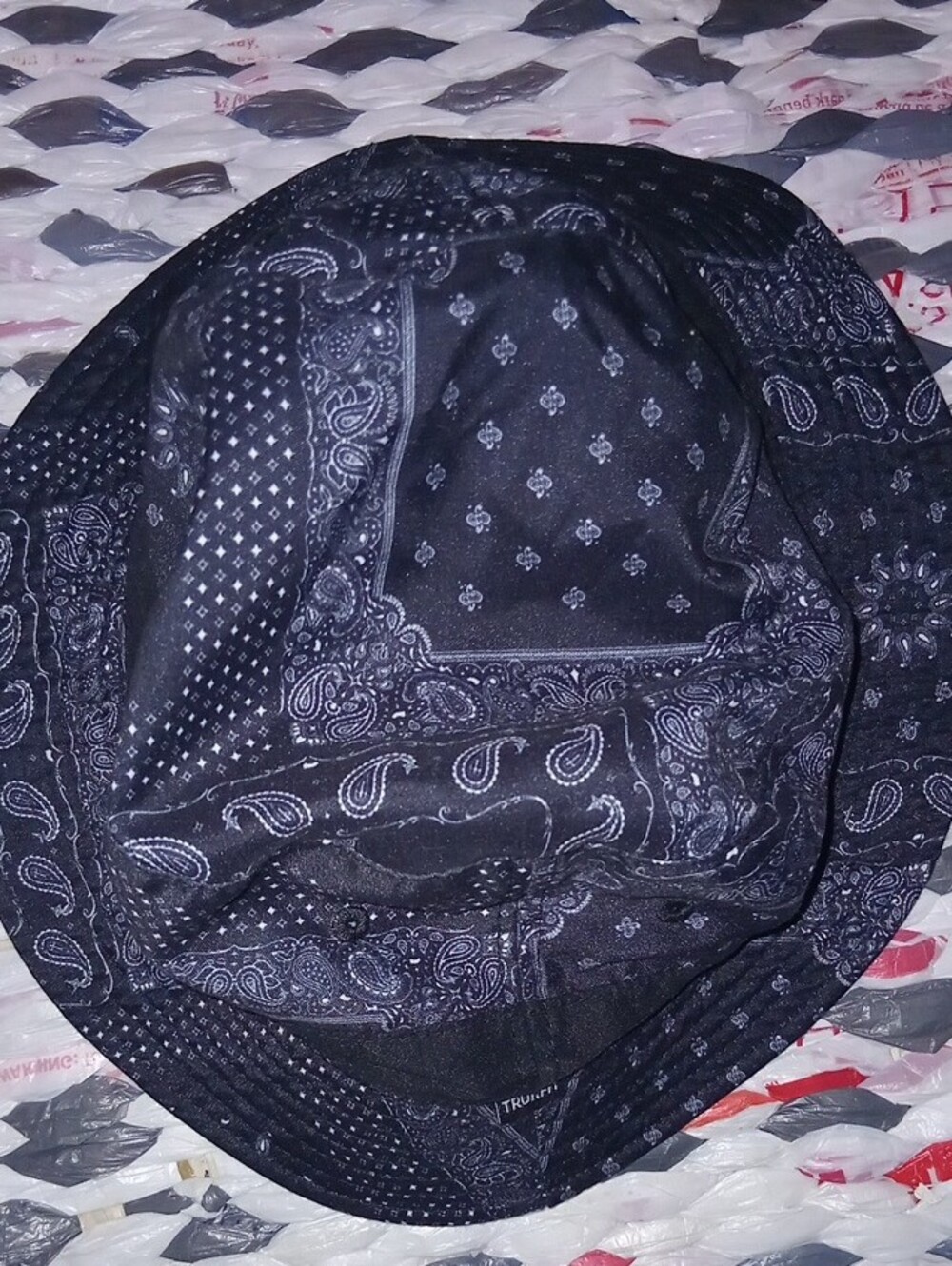 Trukfit Black Paisley Print Bucket Hat - Picture 2 of 5